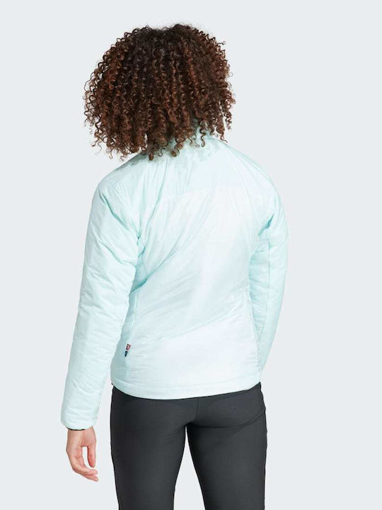 Terrex Xperior Varilite PrimaLoft Women's Hiking Short Puffer Jacket for Spring or Autumn Turquoise