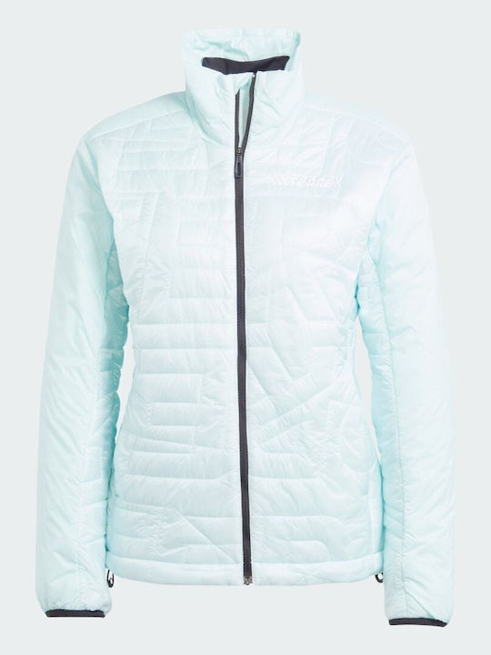 Terrex Xperior Varilite PrimaLoft Women's Hiking Short Puffer Jacket for Spring or Autumn Turquoise