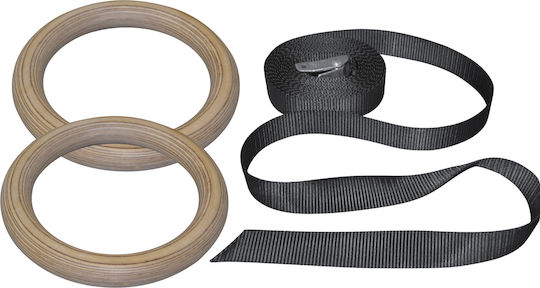 AMILA 84762 Gymnastics Rings with Diameter 23.5cm