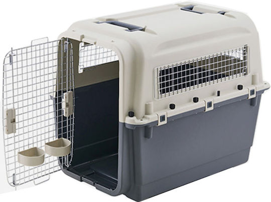 Vesta Pet Carrier 4 Κλουβί Μεταφοράς Σκύλου Γκρι 57x80x60cm