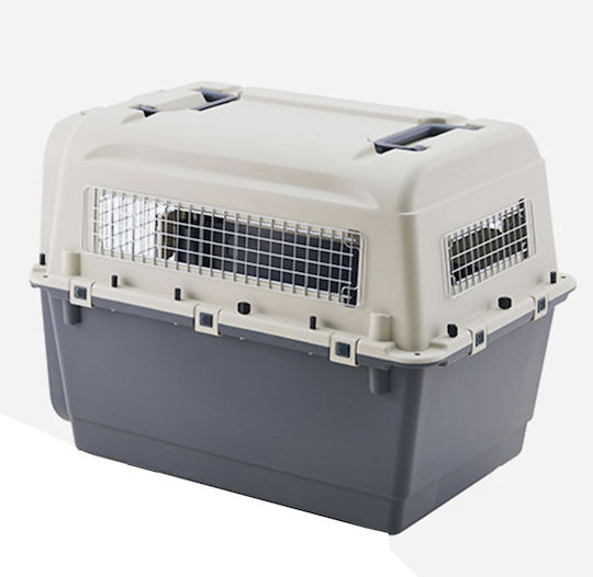 Vesta Pet Carrier 4 Κλουβί Μεταφοράς Σκύλου Γκρι 57x80x60cm