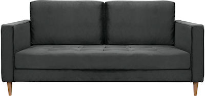 Fifteen Διθέσιος Καναπές Γκρι 180x90εκ.