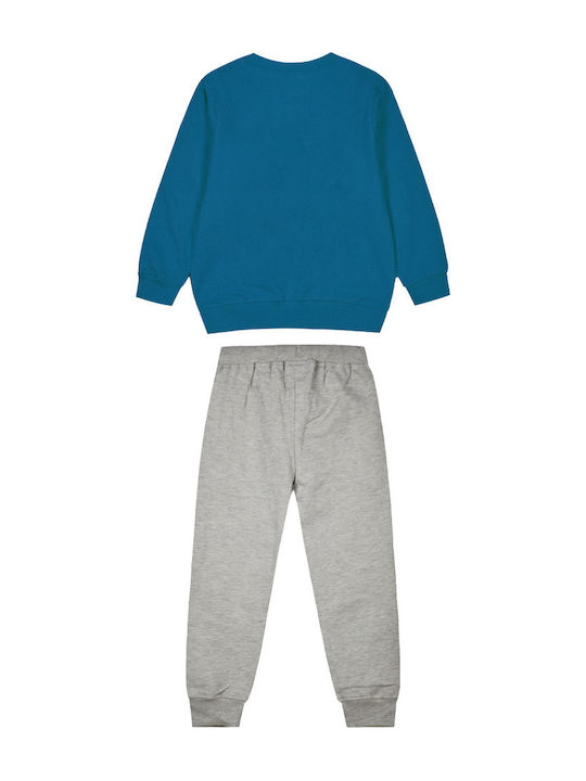 Energiers Kinder Sweatpants Set - Jogginganzug Petrol Blau 2Stück