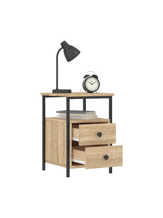 Wooden Bedside Table 34x35.5x50cm