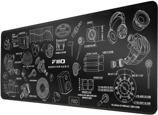 Fiio F2051H Mouse Pad XXL (800mm) Μαύρο