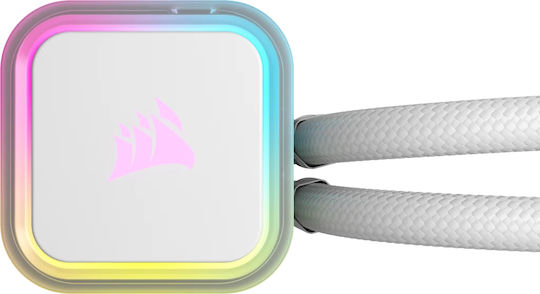 Corsair ICUE H150i RGB Elite Υδρόψυξη AIO CPU με 3 Ανεμιστήρες 120mm Λευκή