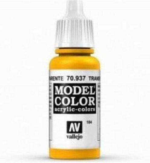 Acrylicos Vallejo Model Боя за Моделизъм Transparent Yellow 17мл