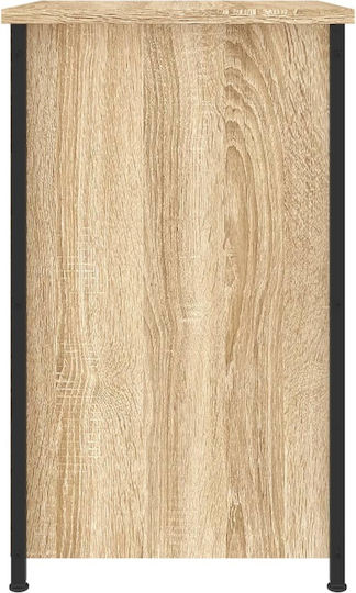 Nachttisch Metall Sonoma Oak 40x36x60cm