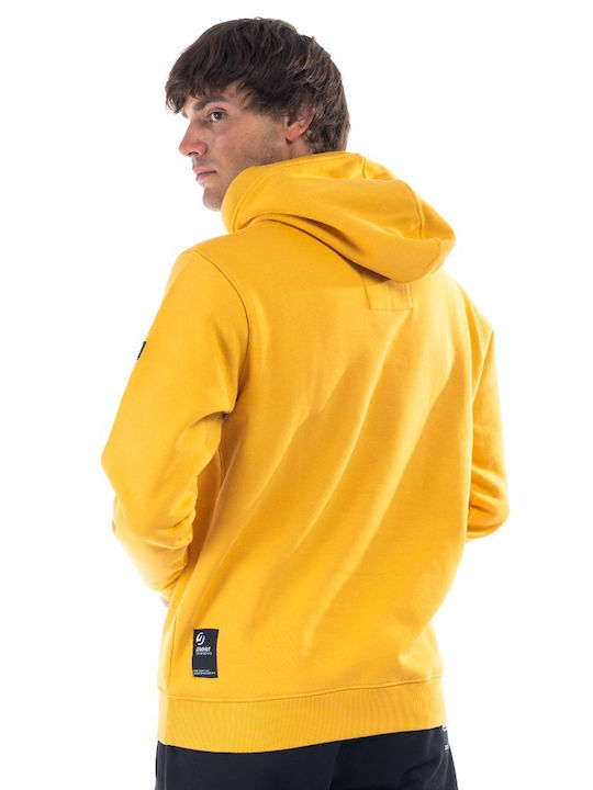 District75 Men's Hooded Sweatshirt Yellow