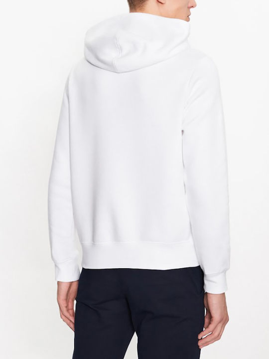 Tommy Hilfiger Men's Sweatshirt with Hood White