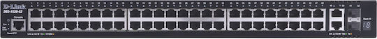 D-Link DGS-1520-52/E v1 Managed L3 Switch με 48 Θύρες Gigabit (1Gbps) Ethernet και 2 SFP Θύρες
