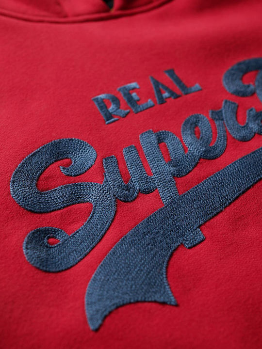 Sweatshirt mit Kapuze Rot