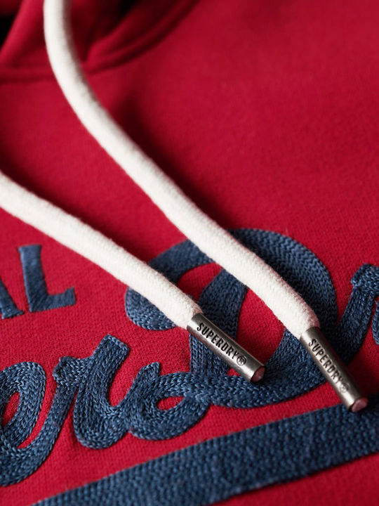 Sweatshirt mit Kapuze Rot