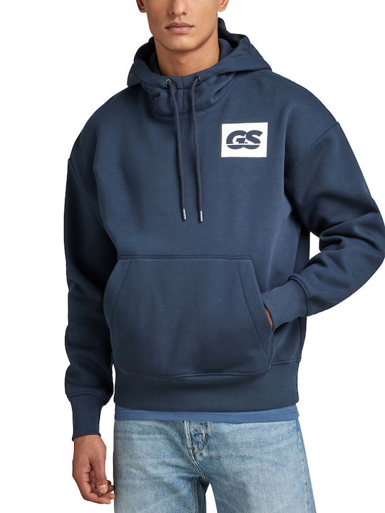 G-Star Raw Herren Sweatshirt mit Kapuze Weiß