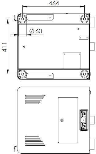 Warmtek Aria 14 Σόμπα Pellet Αερόθερμη 13kW Μπορντό