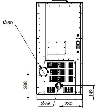 Warmtek Aria 8 Pelletofen Lufttherm 9.2kW