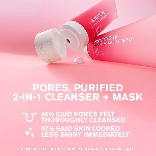Estee Lauder Nutritious 2-in-1 Foam Cleansing Face for Acne-Prone Skin 125ml