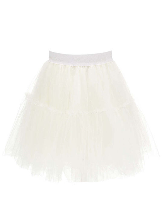 Kids' Tulle Tutu Skirt White