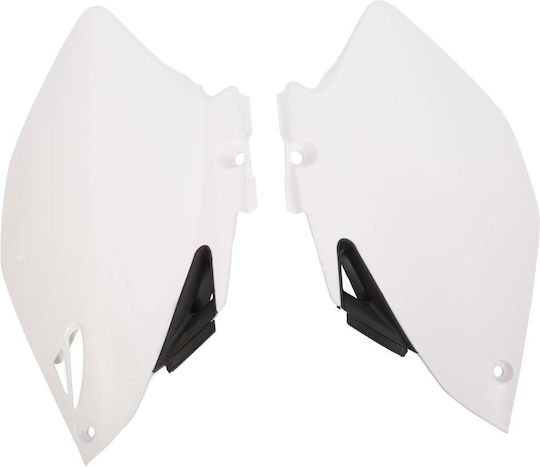 Polisport Plastic Lateral Motocicletă pentru Yamaha YZ 250 - YZ 250 Alb 2buc