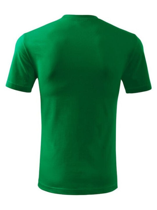 Malfini Bărbătesc Tricou Promotional Mânecă Scurtă în Verde Culore