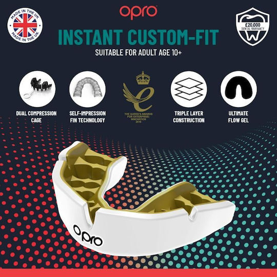 Opro Fit 102529 Protecție bucală Senior Auriu