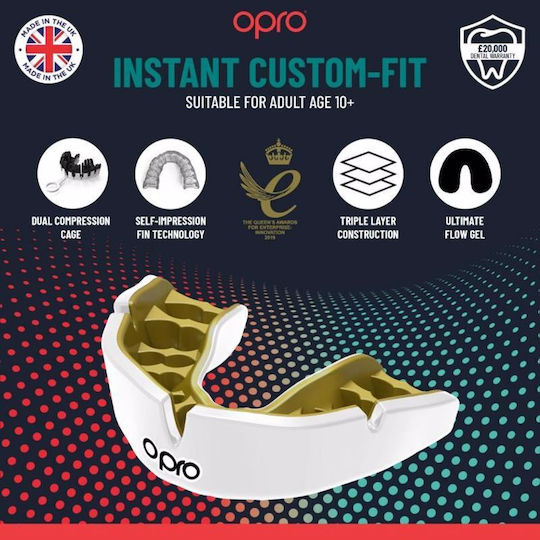 Opro Senior Protective Mouth Guard Blue OP183