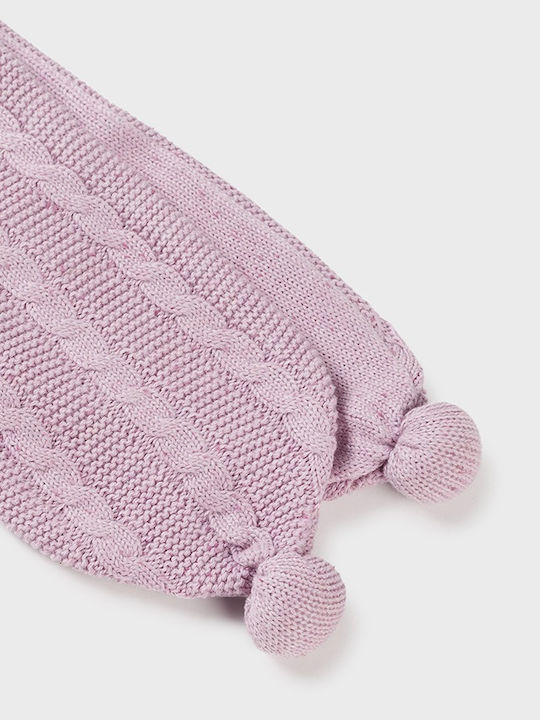 Set Căciulă Copil cu Mănuși Violet