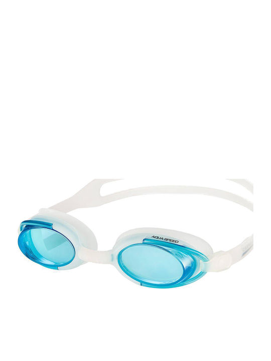 Aquaspeed Malibu Γυαλιά Κολύμβησης Ενηλίκων Λευκά