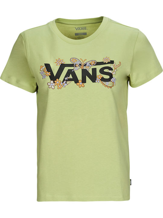 Women's T-shirt Floral Green
