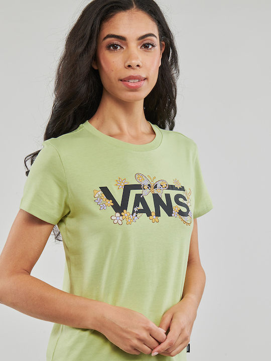 Women's T-shirt Floral Green