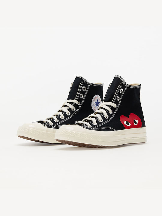 Converse x Comme des Garcons Stiefel Schwarz