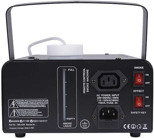 Light4me Μηχανή Καπνού 700W με Ενσύρματο Χειριστήριο