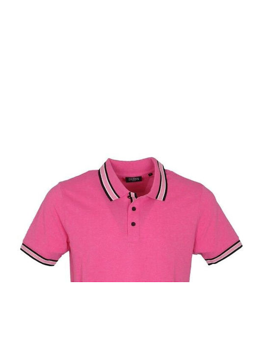 Pre End Herren Kurzarmshirt Polo Rosa