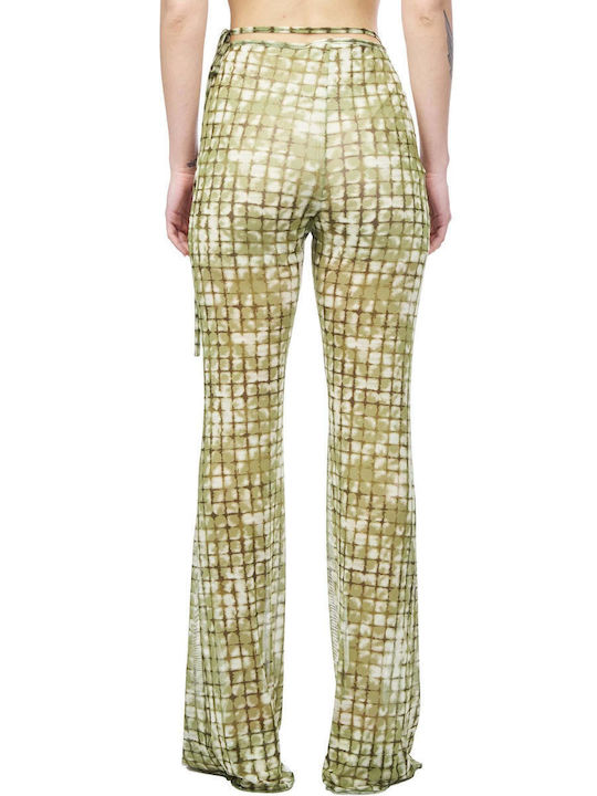 Zoya Women's Fabric Trousers Green