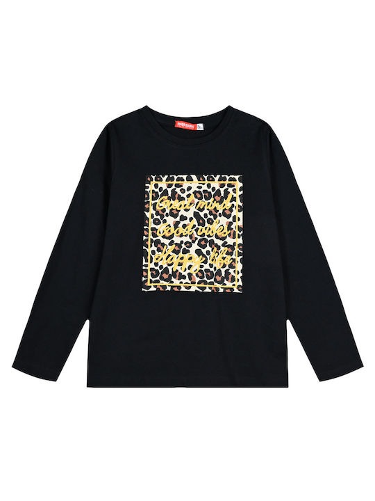 Energiers Kids Blouse Long Sleeve Black