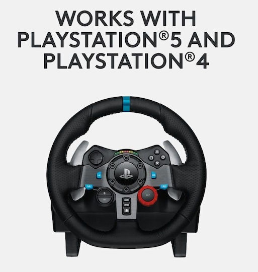 Logitech G29 Steering Wheel with Pedals for PC / PS4 / PS5 with 900° Rotation