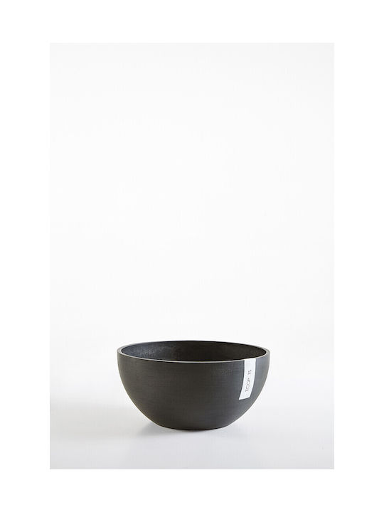 Ecopots Γλάστρα Πλαστική Anthracite 30x30x14εκ.