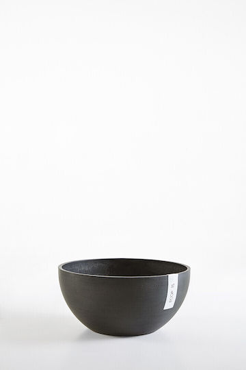 Ecopots Brussels Γλάστρα Πλαστική Γκρι 35x35x16.5εκ.