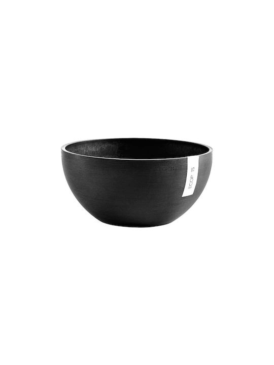 Ecopots Brussels Γλάστρα Πλαστική Γκρι 35x35x16.5εκ.