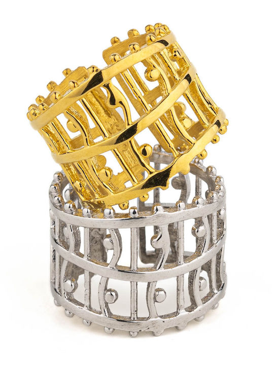 George Art Jewels Inel Pentru Femei Din Argint Placat Cu Aur George Art Jewels Inel Pentru Femei Din Argint Placat Cu Aur