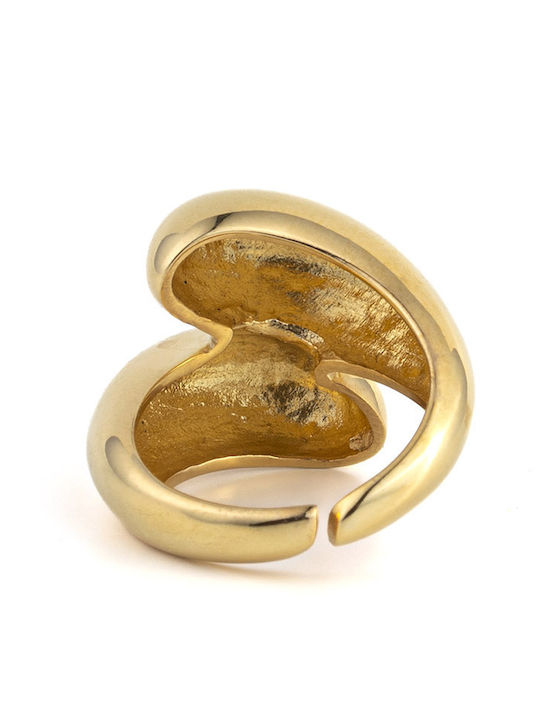 George Art Jewels Γυναικείο Δαχτυλίδι από Ασήμι Επιχρυσωμένο