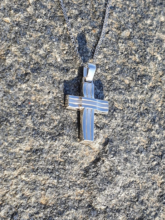 Papadopoulos Gold Damen Weißgold Kreuz 14K