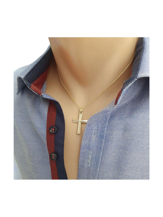 Papadopoulos Gold Men's Gold Cross 14K