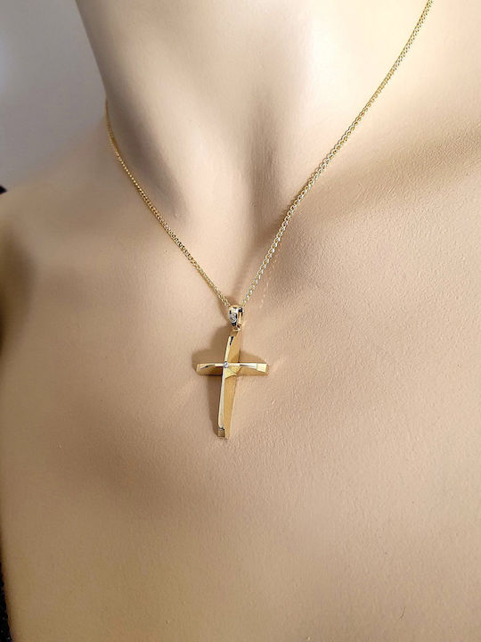 Papadopoulos Gold Femeiesc Aur Cruce 14K