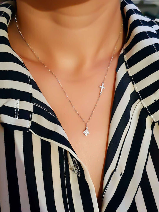 White gold Σταυρός