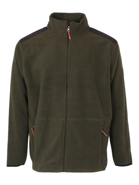 Pre End Men's Fleece Cardigan Khaki