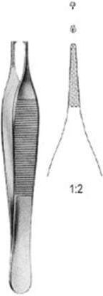 Hilbro Lavida Medicală Adson Curbat 12cm 1buc
