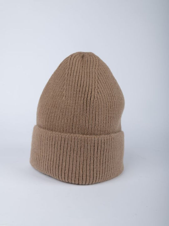 24 Colours Knitted Beanie Cap Brown