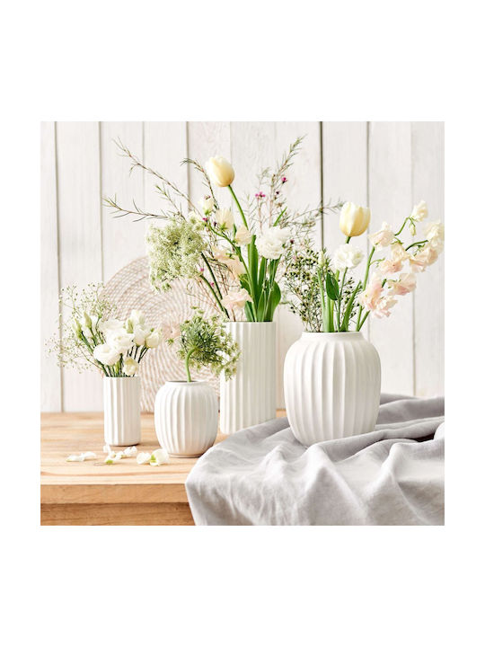 Butlers Vază Decorativă Ceramică Alb 20cm 1buc
