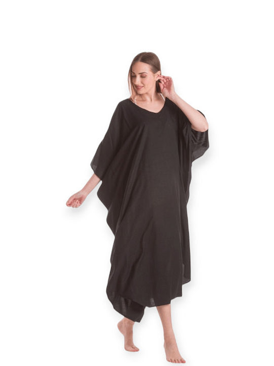 Rima Beachwear Feminin Caftan de Plajă Negru